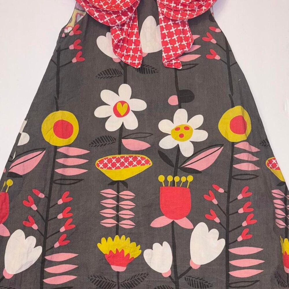 Jelly The Pug Girls Floral Bow Dress Size 6x Boutique Spring Summer